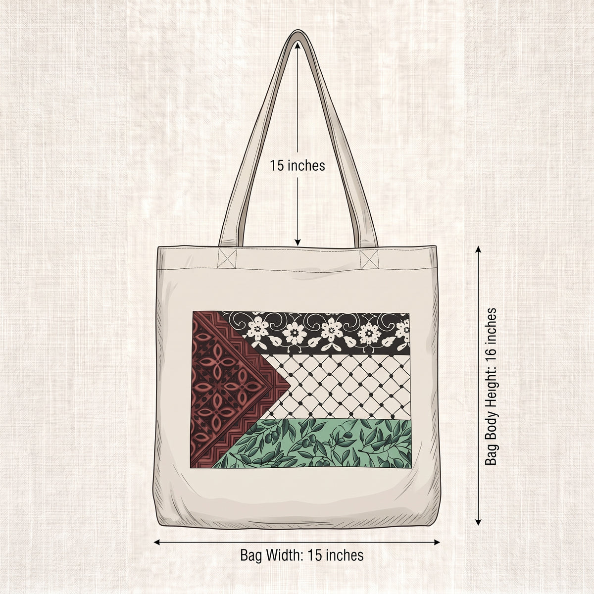 Unbroken Spirit-Canvas Tote Bag