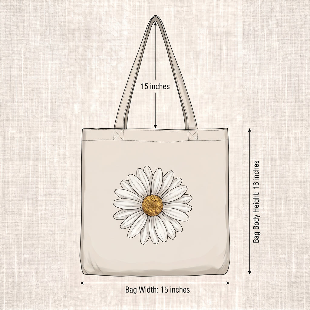 Soft Bloom-Canvas Tote Bag
