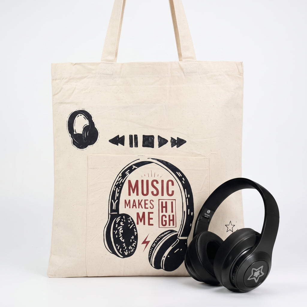 High Notes-Canvas Tote Bag