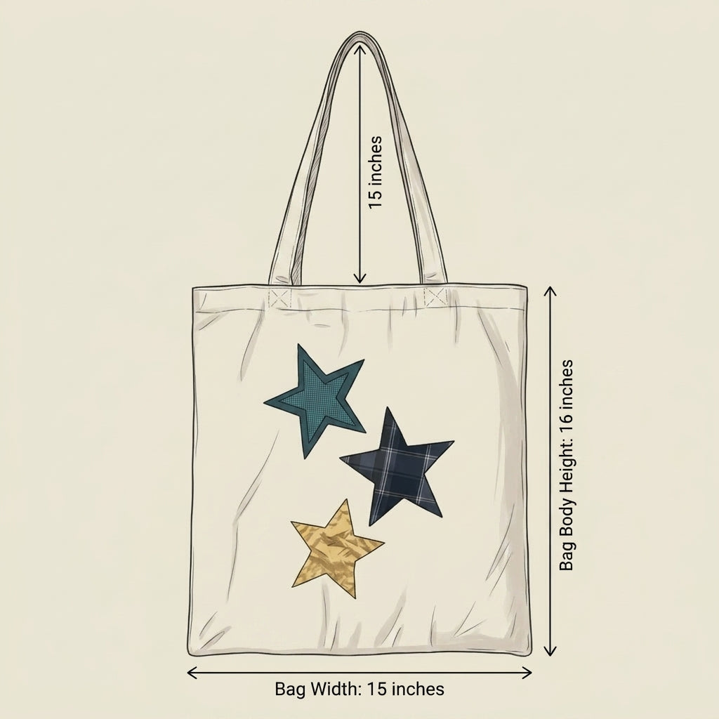 Tri-Star - Canvas Tote Bag