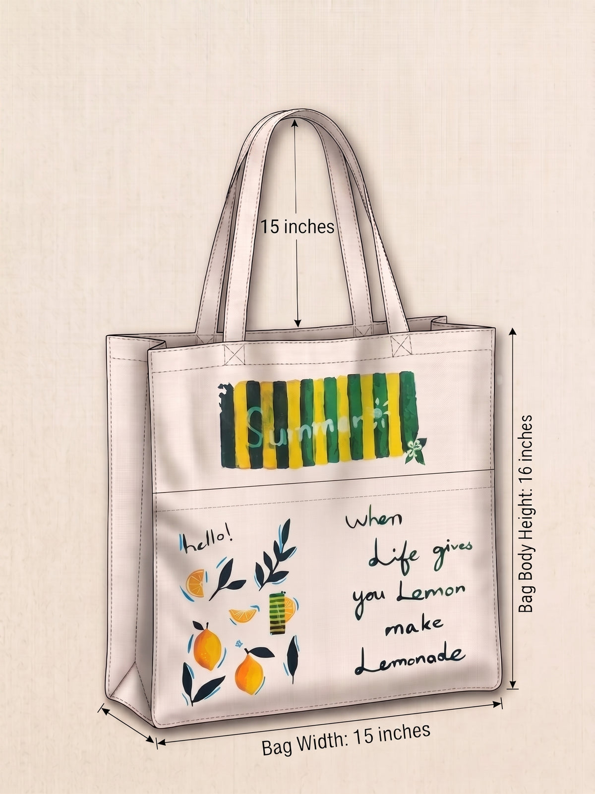 Zest Of Life-Canvas Tote Bag