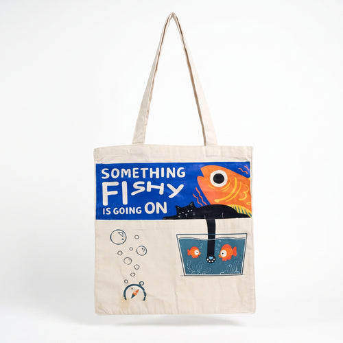 Something Fishy-Canvas Tote Bag