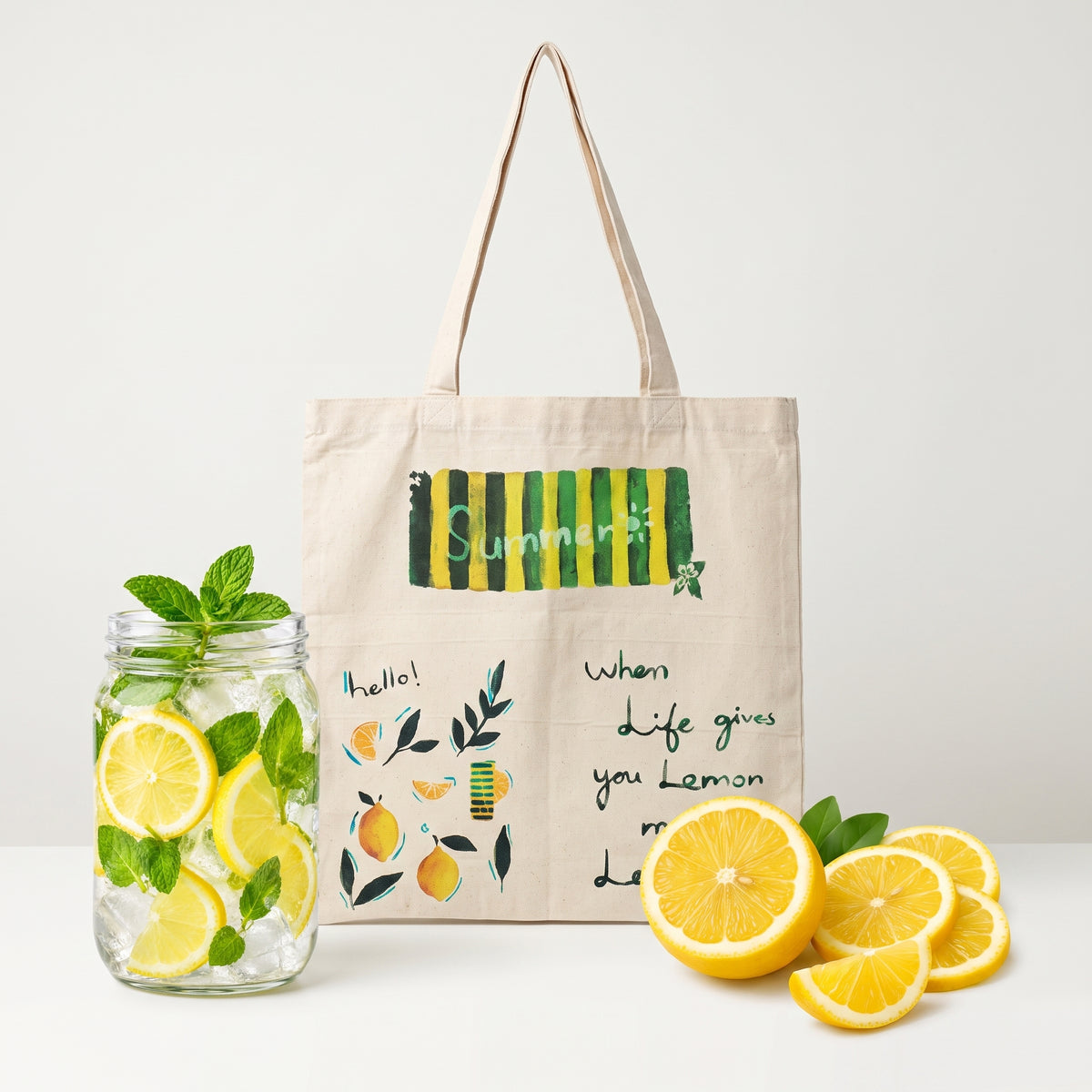 Zest Of Life-Canvas Tote Bag