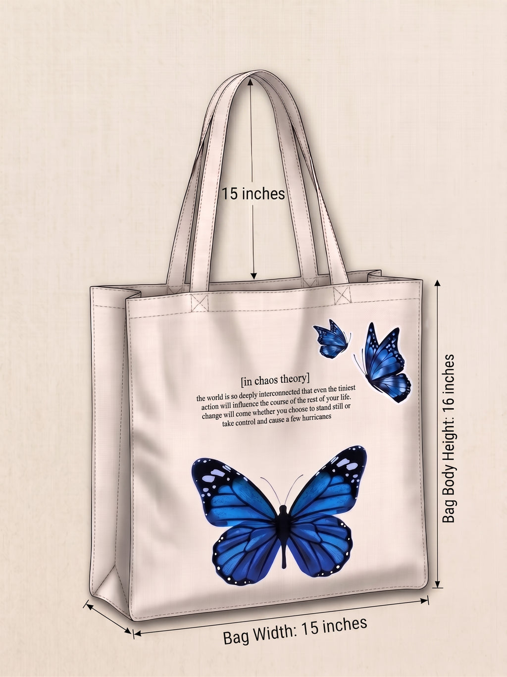 Butterfly Effect-Canvas Tote Bag