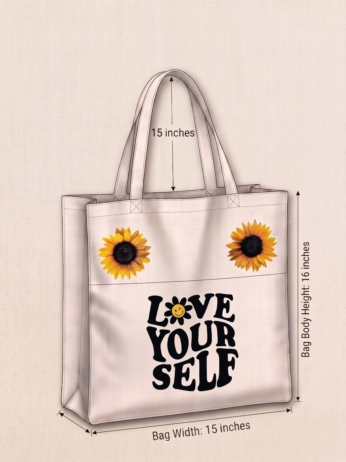 Love Yourself-Canvas Tote Bag
