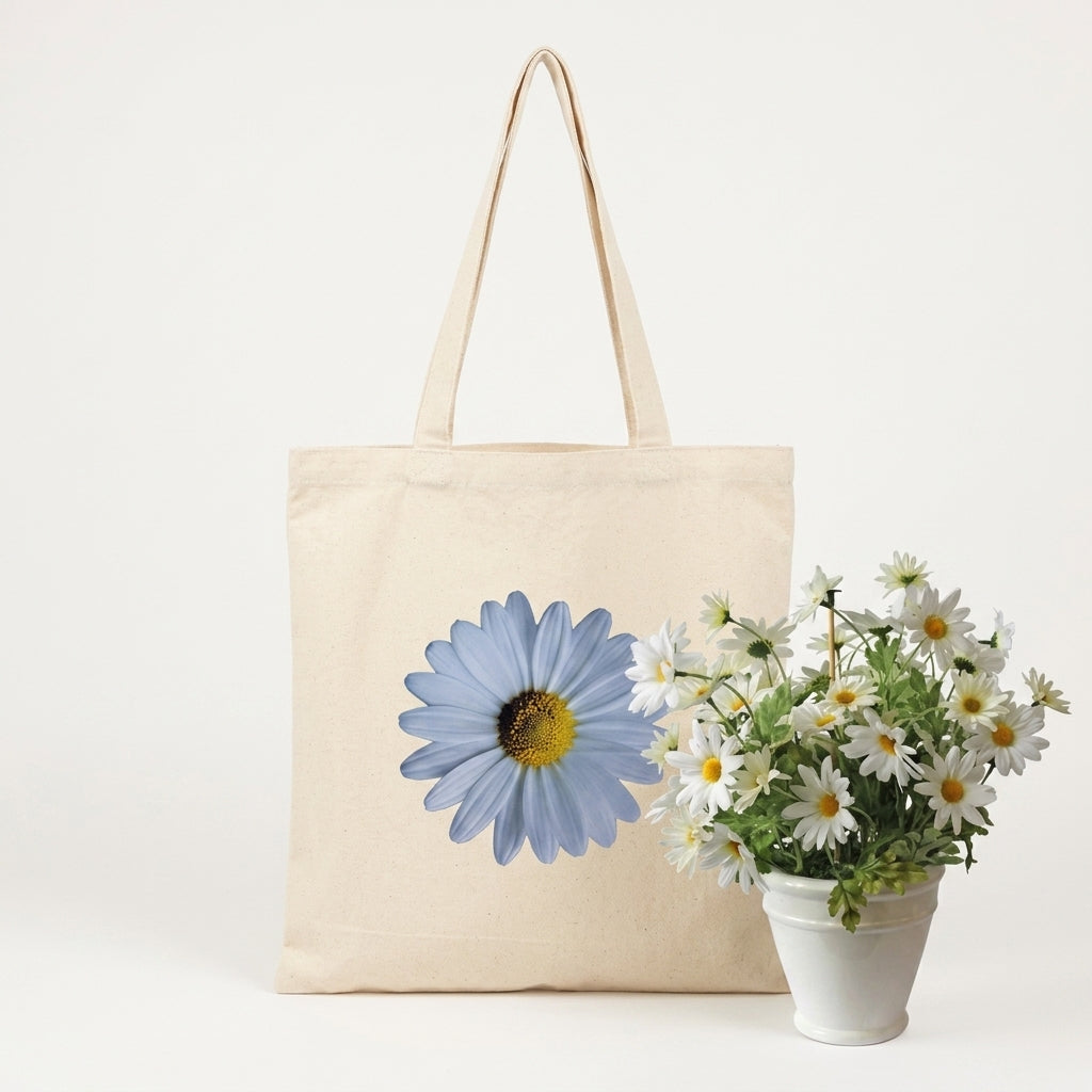 Soft Bloom-Canvas Tote Bag
