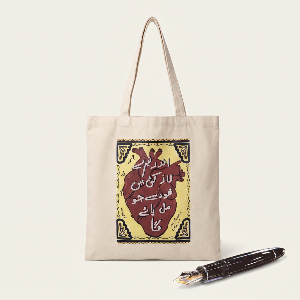 Raaz-e-Dil-Canvas Tote Bag