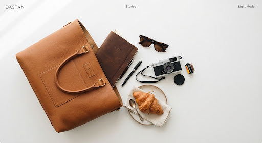 The Essential Edit laid out on a table — one tote and a week's worth of carry
